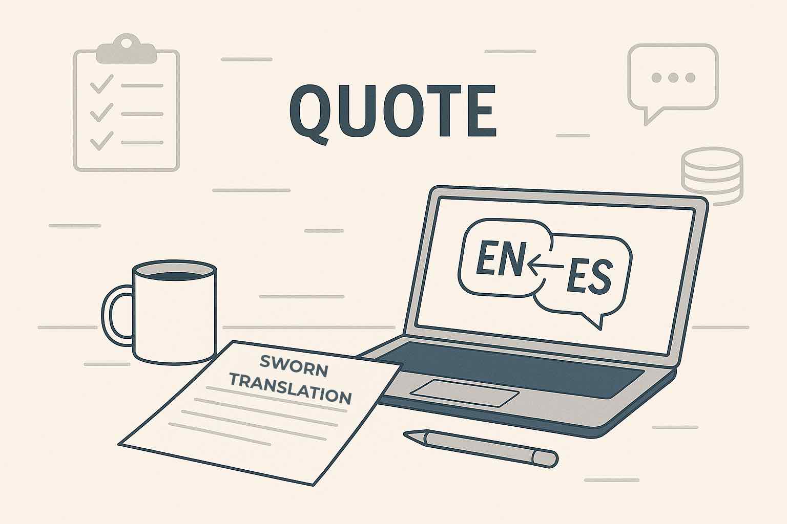 sworn translation quote