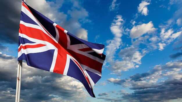 uk waving flag