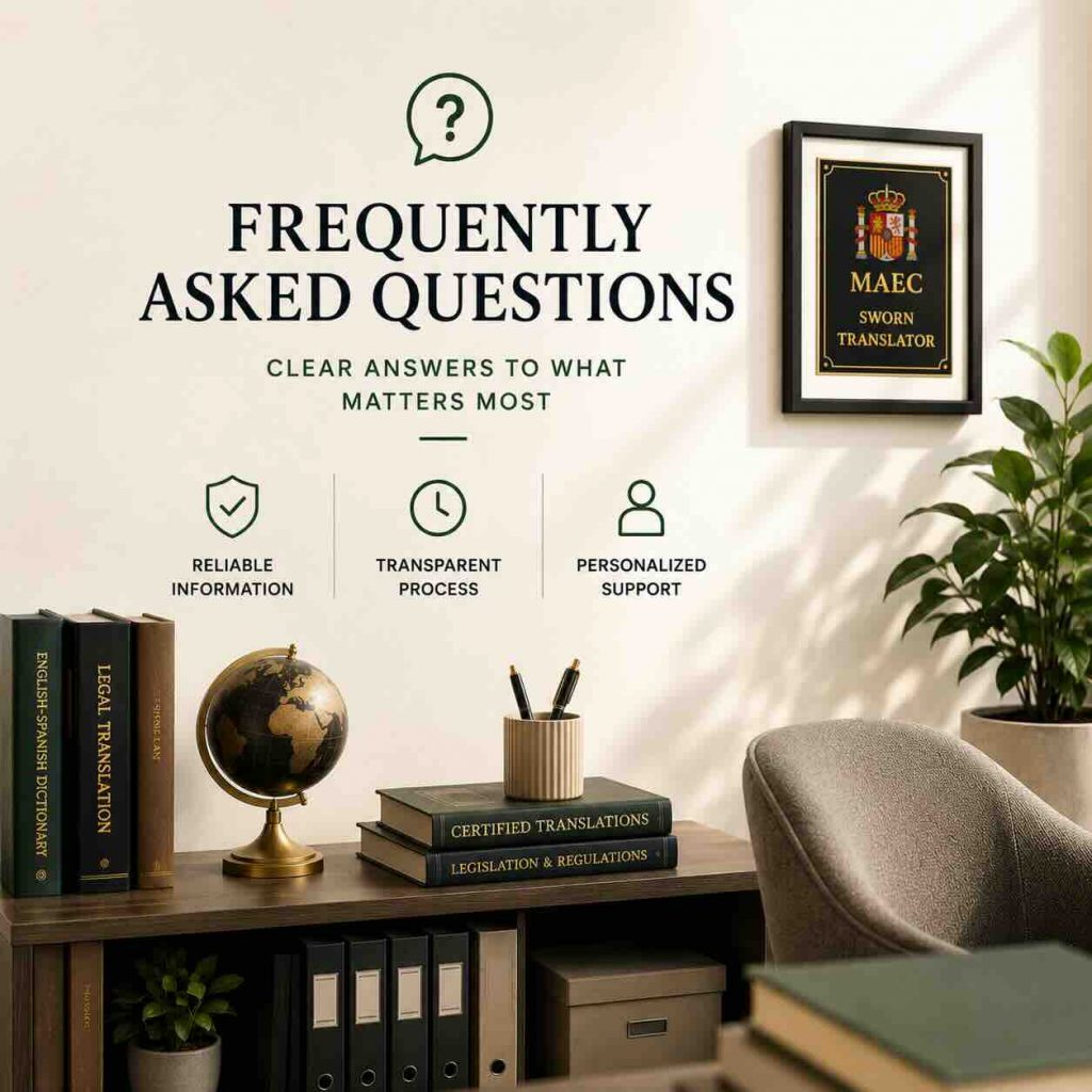 encino translations faqs