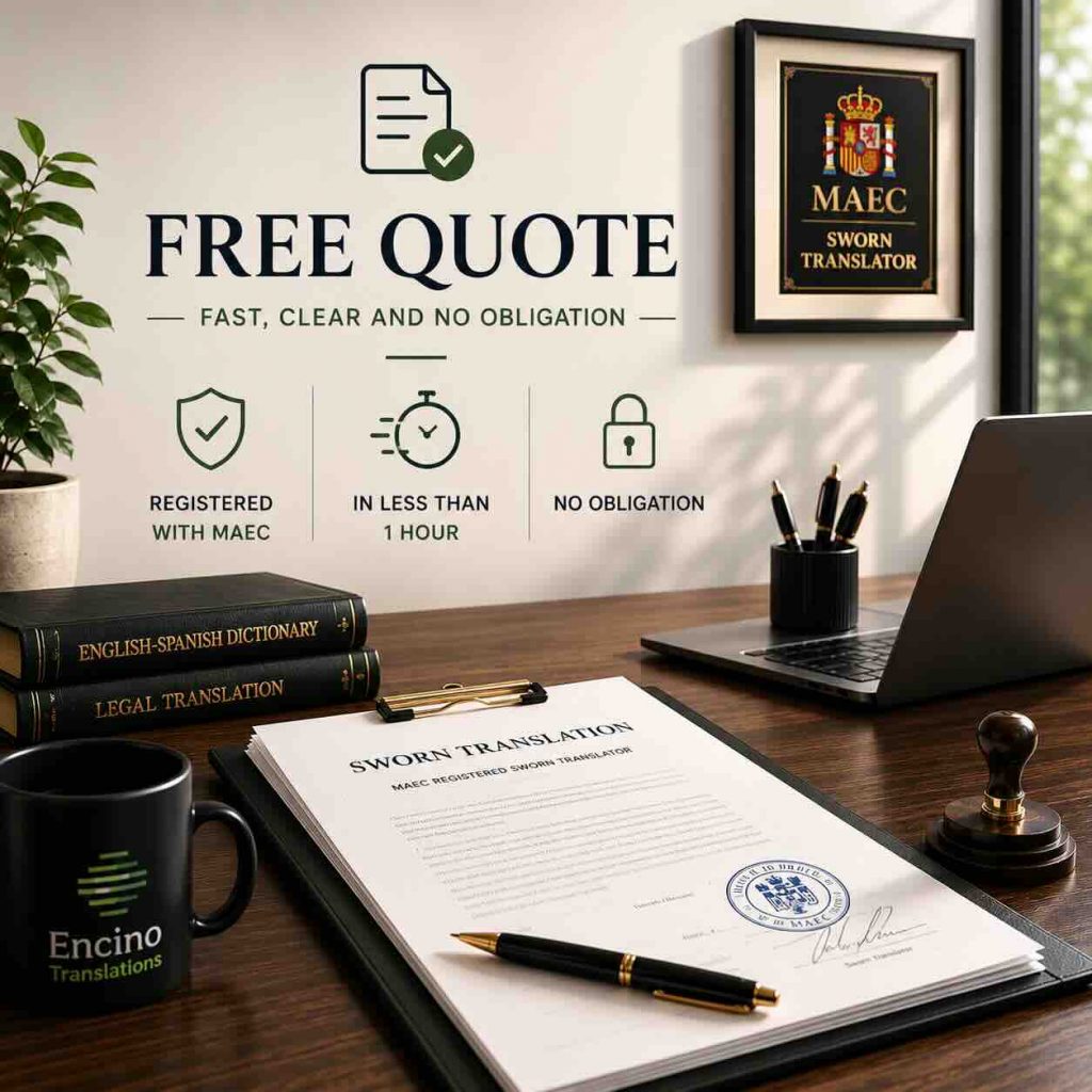 encino translations quote